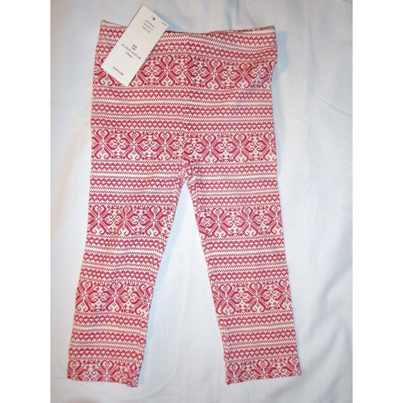 NWT Chaps Dress Tunic Legging Set Hooded Top Pants 18 M MRSP.38.00 Red Valentine - Picture 6 of 6